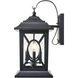 Allbert 3 Light 20.33 inch Powder Coated Black Outdoor Wall Sconce